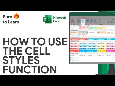 How to Change Cell Styles Function in Excel | Excel Tutorial #freeofficetutorial #stylesfunction