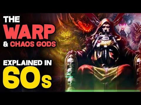 WARP TRAVEL and the CHAOS GODS explained in 60s - Warhammer 40k Lore