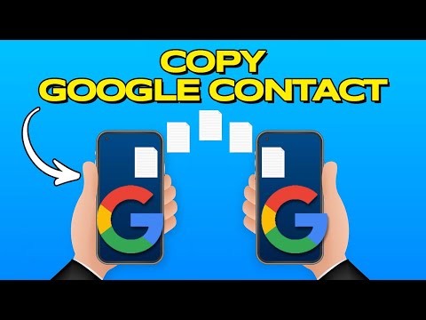 How To Copy Contacts From One Google Account To Another