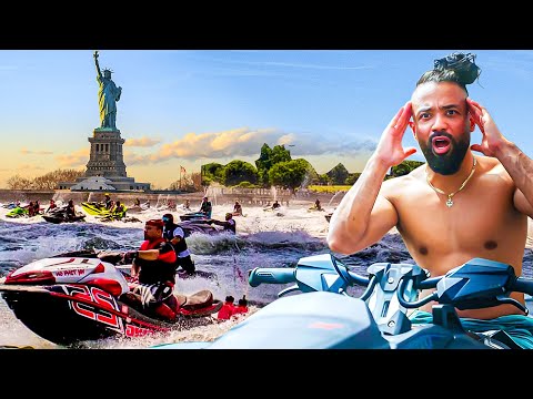 Raiding NYC with 400 Jet Skis