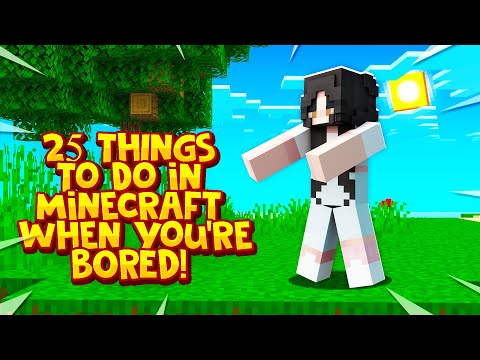 25 Things to do in Minecraft When You're Bored!