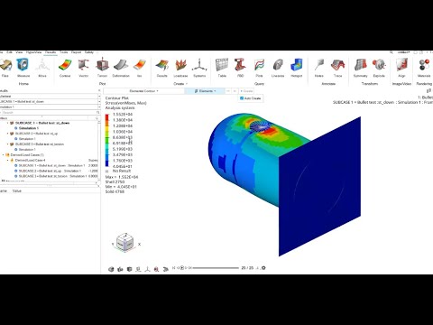 【HyperView 常用功能 # 4-1】結構強度分析後處理判讀示範_Part1｜瑞其科技