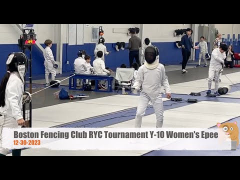 Boston Fencing Club RYC Tournament Y-10 Women's Epee