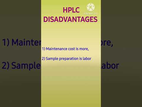 hplc advantages and Disadvantages