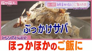 【紀ノ国屋】海鮮素材の旨み◎「ご飯のお供」ぶっかけサバご飯【トレンドふくおか】【アサデス。】