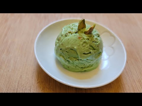 Easy Pistachio Ice Cream 超簡單開心果雪糕，人人在家也做到🥰🥰😋