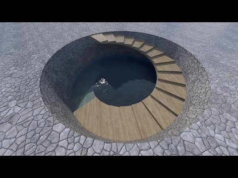 ARCHICAD 階段ツールを使わずらせん階段を作る / Spiral staircase without using stair tool