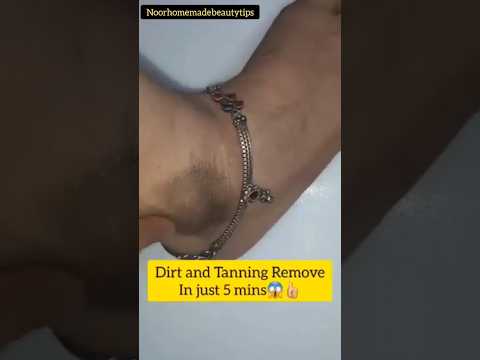 Viral Dark Feet Cleaning Tips | All Dirt & Tanning Removal In 5minutes #shorts #skincare #ytshorts