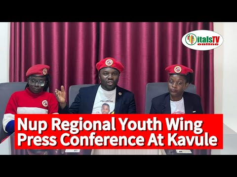 Nup Regional Youth Wing Press Conference On thè International Youth day #internationalyouthday