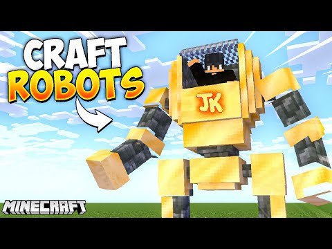 Minecraft But I Can CRAFT ROBOTS!