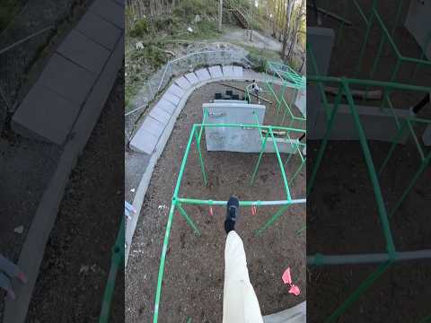 This parkour park was made by Shreck #parkour #shorts #park