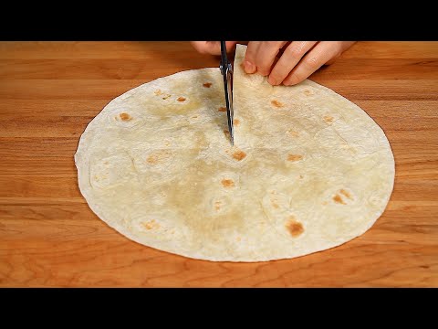 Cut Tortilla This Way! This Recipe Makes Me Never Get Tired of Eating Tortillas