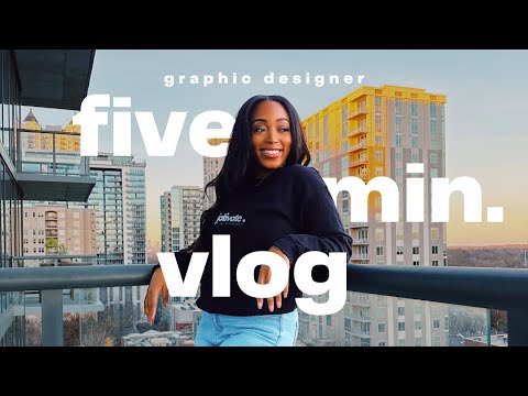 productive day in the life of a graphic designer | silent vlog 02