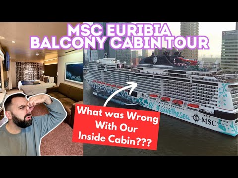 We Had To Move Cabins! MSC Euribia Balcony Cabin Tour & Explaining Why We Needed To Move