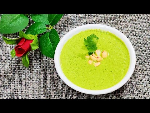 Instant peanuts green Chutney | sandwich chutney recipe l Vada Pav green chutney |green chutney