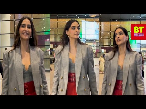 Sonam Kapoor Spotted at The Airport | Bollywood # Tollywood