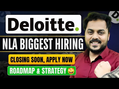 Deloitte Biggest Hiring 2025😱 Closing Soon ! Must Watch before applying ! Roadmap & Strategy🔥!