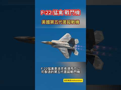 F-22猛禽戰鬥機，美國第五代匿蹤戰機