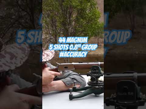 44 Magnum accuracy! #ozziereviews #gun #44magnum #shooting #rifle #firearms #accuracy #testing #guns