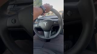 How To Drive A Tesla In 60 Seconds  #fyp #tesla #howto #driving #cars