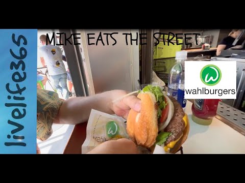 Mike Eats the Street: Wahlburgers #wahlburgers #eatsthestreet #tastetest #cheeseburger #livelife365