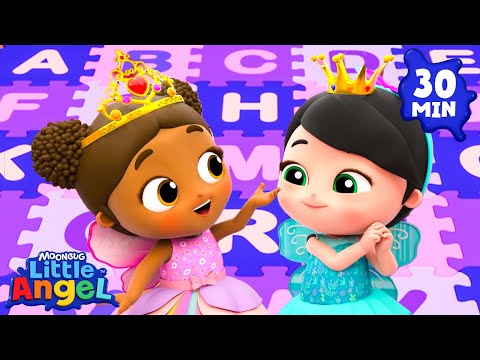 Little Princesses Learn Their ABC's | Little Angel | Celebrating Diversity