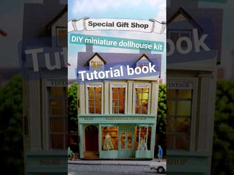 DIY miniature dollhouse kit #Shorts #diydollhouse #miniaturedollhouse