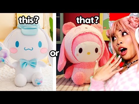 Sanrio Would You Rather Challenge (Impossible) #sanrio #cute #challenge