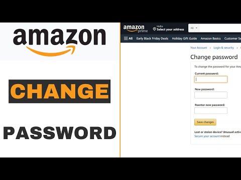 Amazon - Change or update password