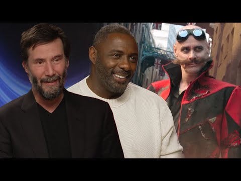 Keanu Reeves and Idris Elba Fanboy Over 'Sonic' Co-Star Jim Carrey (Exclusive)