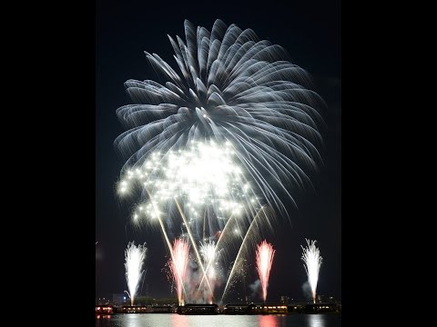 [4K]2016年日田川開き観光祭花火大会2日目