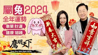 2024龍年運程 | 屬兔🐰今年運勢回升 太陽星高照 哪類型兔人桃花最旺? 教你增強運勢的方法 事業 感情 財運 健康 全方位分析 |《鷹明天下》12生肖運程 (精簡版)