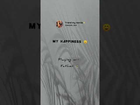 My happiness whatsapp status ☺️ #trendmywords #wordsdot #happiness #whatsappstatus #myhappiness