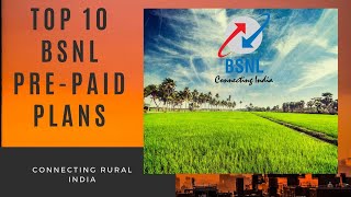 Top 10 BSNL PrePaid Plans