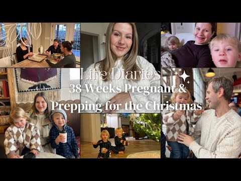 Life Diaries: 38 Weeks Pregnant & Prepping For Christmas | Milabu