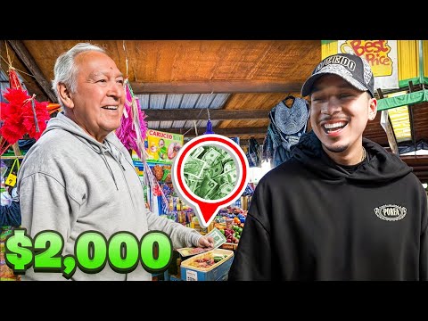 I GAVE $2000 TO FLEA MARKET VENDORS!!! (EMOTIONAL)