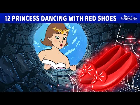 12 Princess with Dancing Red Shoes ✨ | Bedtime Stories for Kids in English | Fairy Tales