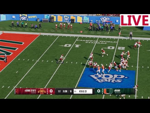 🔴LIVE 🔴Iowa State Cyclones VS Miami Hurricanes/ NCAA College Football/