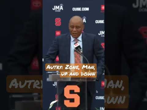 Adrian Autry Takes Over as Syracuse Head Coach: Zone or Man? @SyracuseOrange