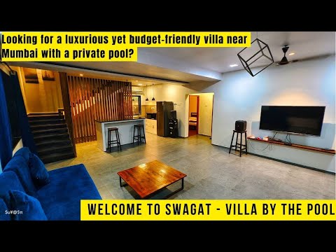 Swagat Villa by the Pool |4BHK Luxurious Villa with Private Pool | Budget-Friendly Villa Near Mumbai