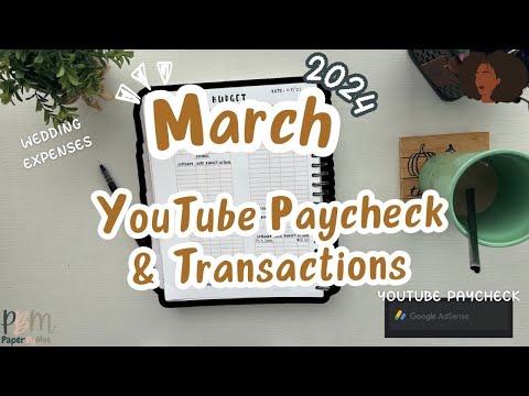 March YouTube Paycheck & Transactions | Financial Freedom | Millennial Marriage