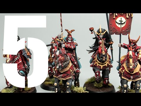 It took me 50hrs to finish these bloodknights (this is not a tutorial)