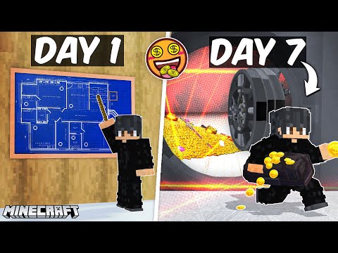 I STOLE DIAMONDS FROM MINECRAFT'S MOST SECURED BANK...