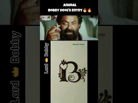 Lord B- Bobby Deol Entry | Animal Jamal Jamaloo Viral Song #shorts