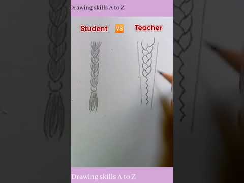 Student Vs teacher drawing challenge#shorts #drawing #art