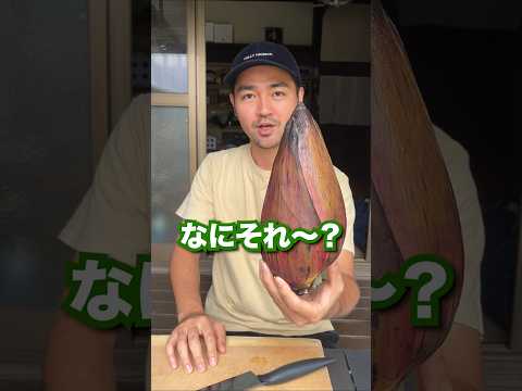 バナナの蕾って食べられるの！？ #Shorts