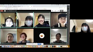 オンライン授業の様子　Google Meet