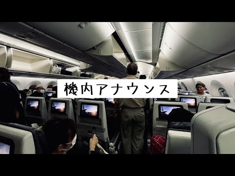 【JAL】機内アナウンス/GW中の羽田✈︎伊丹