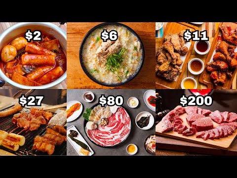 Literally EVERYTHING we ate in our first week in KOREA (with prices)