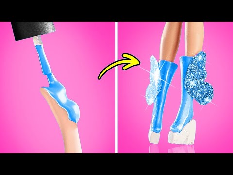 Amazing Makeover For Your Doll 🌈💖 Easy Girly Craft by Imagine PlayWorld